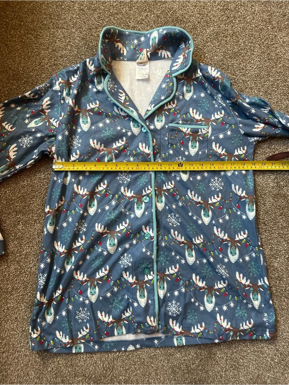 Matching adult and toddler Christmas Reindeer pajamas new.